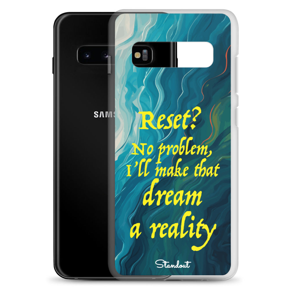 Reset in Life Clear Case for Samsung®