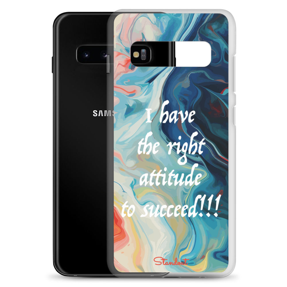 The right attitude Clear Case for Samsung®