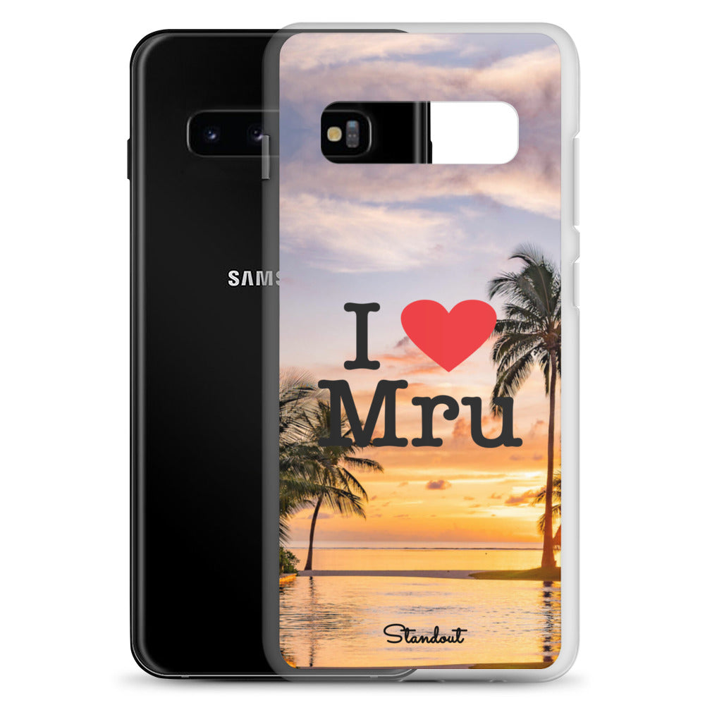 I love Mru SunsetClear Case for Samsung®