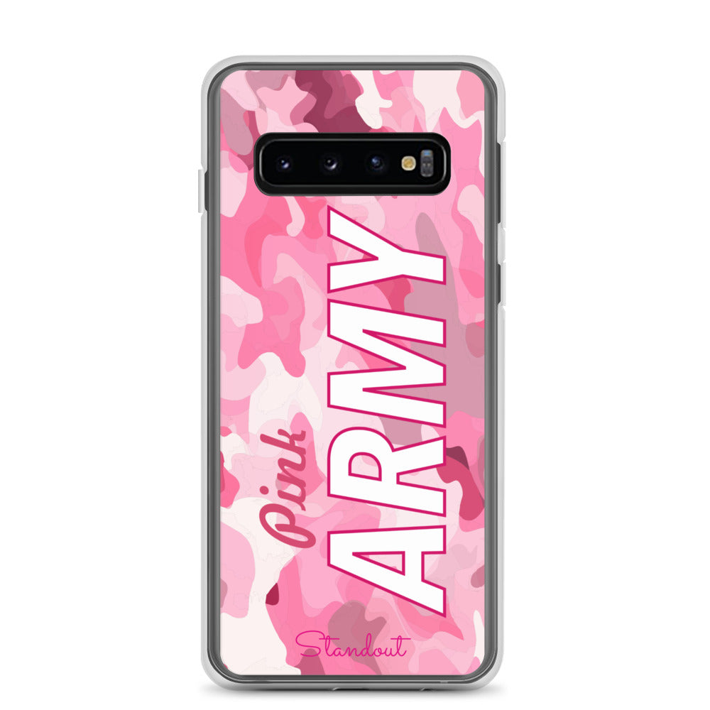 Pink Army Clear Case for Samsung® CCS086