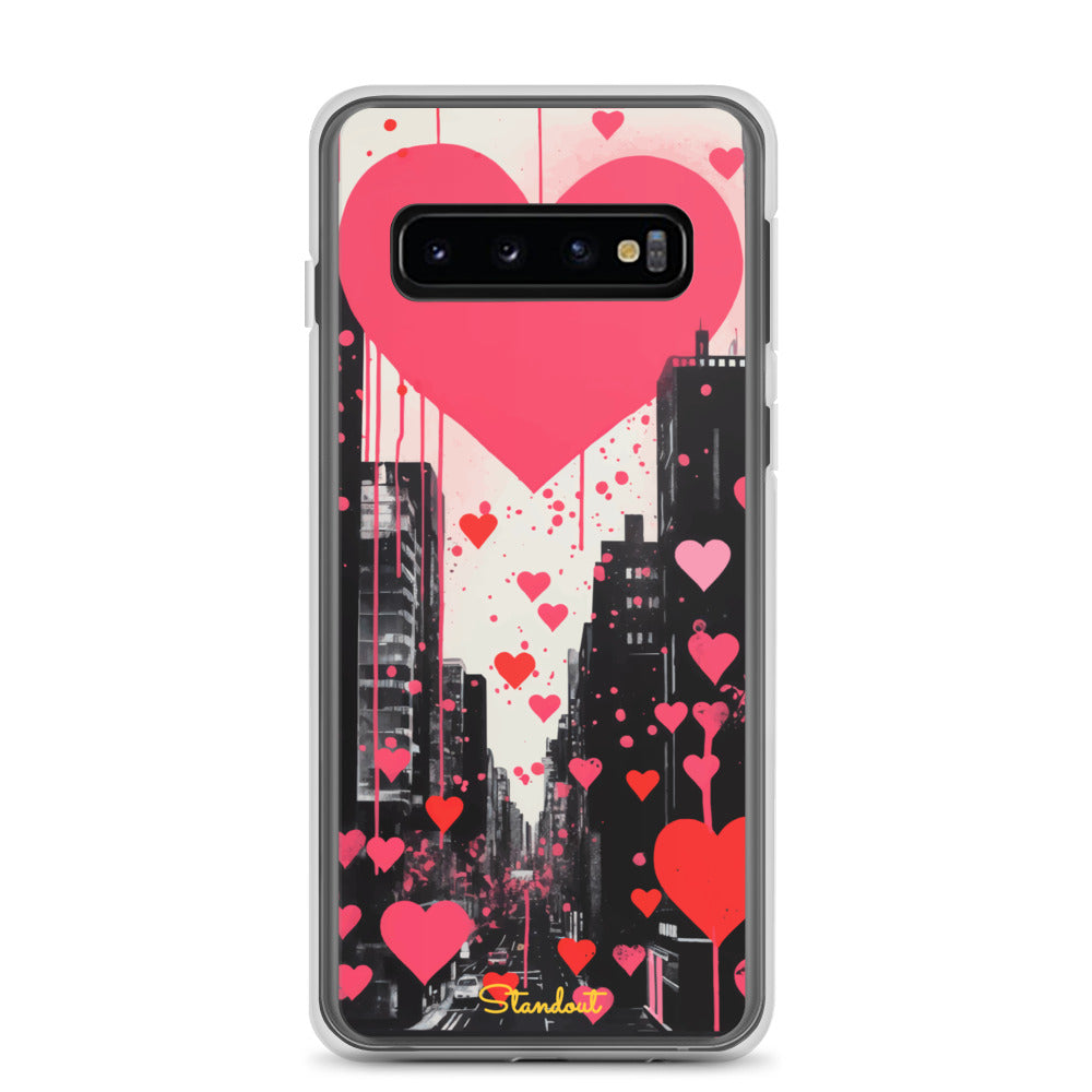 Hearts in the city  Clear Case for Samsung®