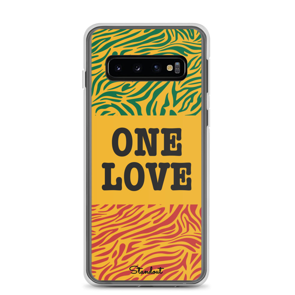 One Love Clear Case for Samsung®