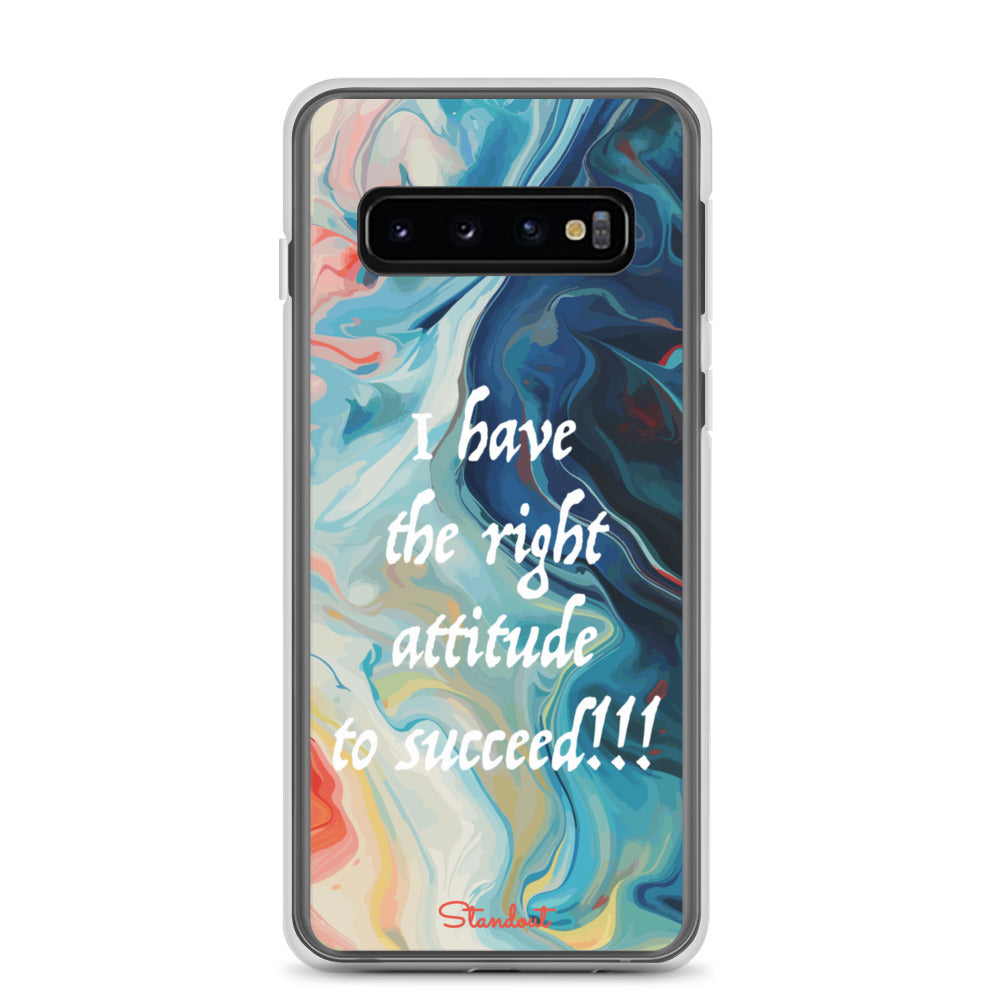 The right attitude Clear Case for Samsung®