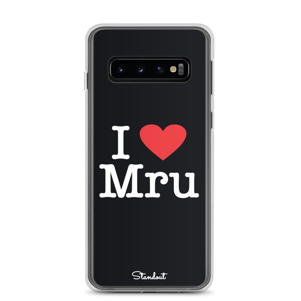 I love Mru original Clear Case for Samsung®