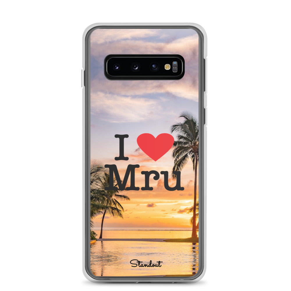 I love Mru SunsetClear Case for Samsung®