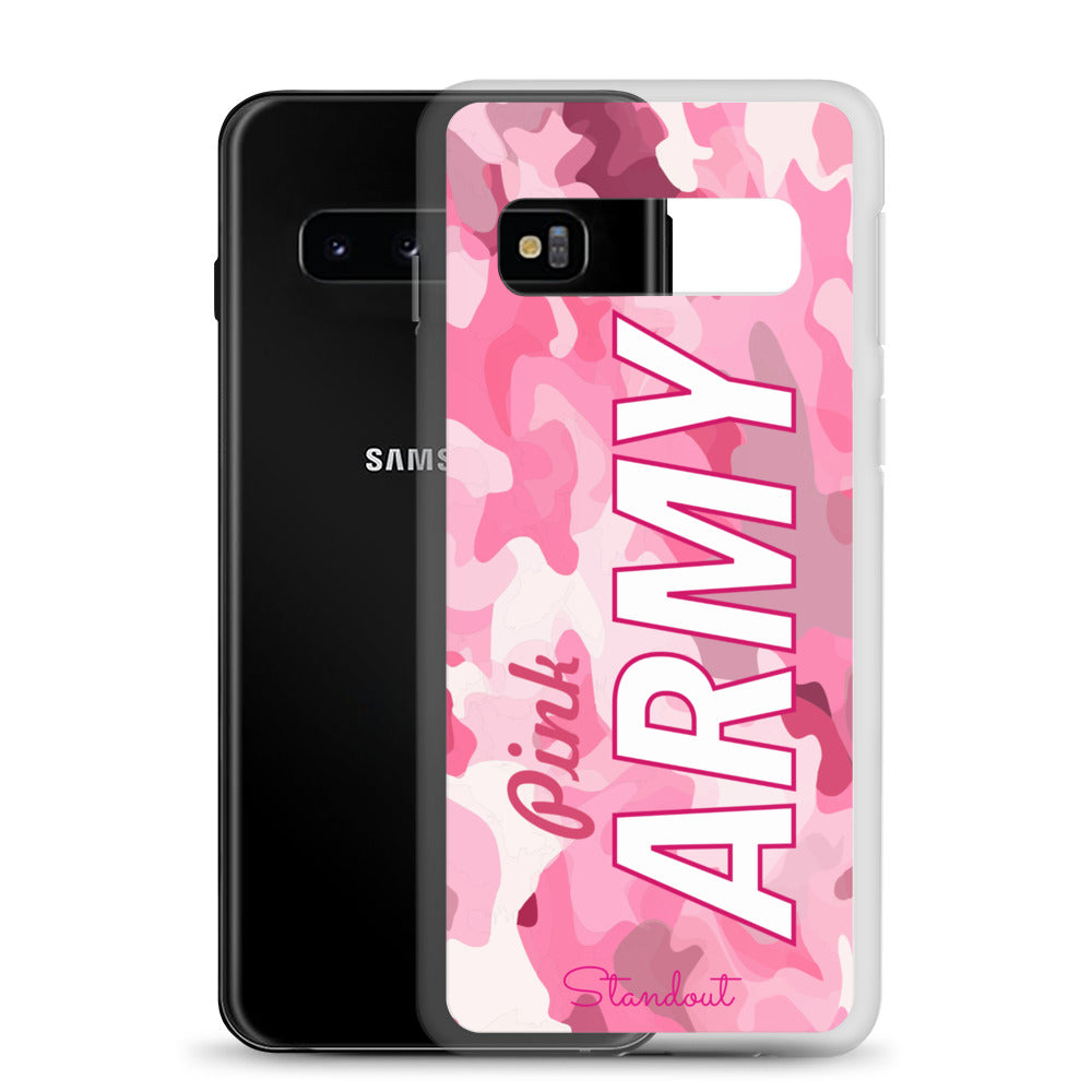 Pink Army Clear Case for Samsung® CCS086