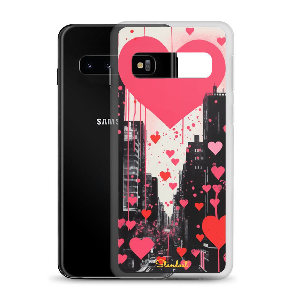 Hearts in the city  Clear Case for Samsung®