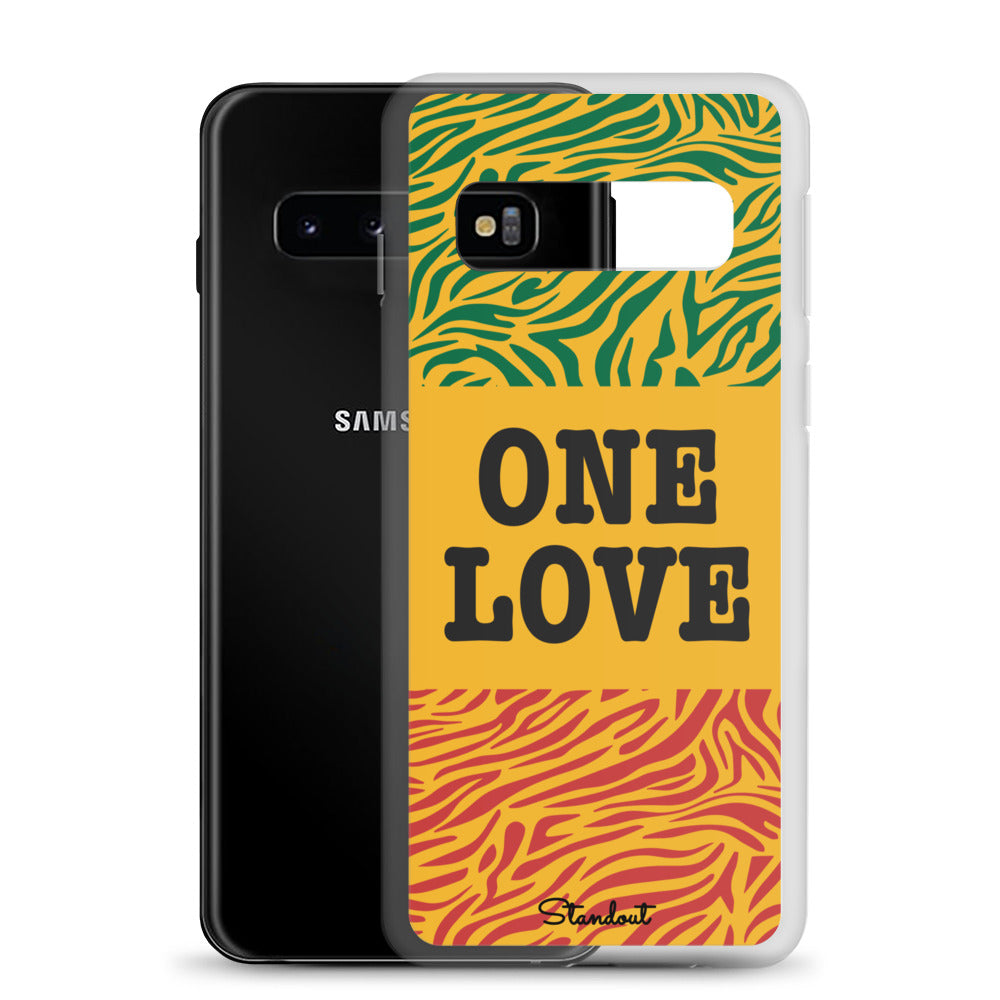 One Love Clear Case for Samsung®