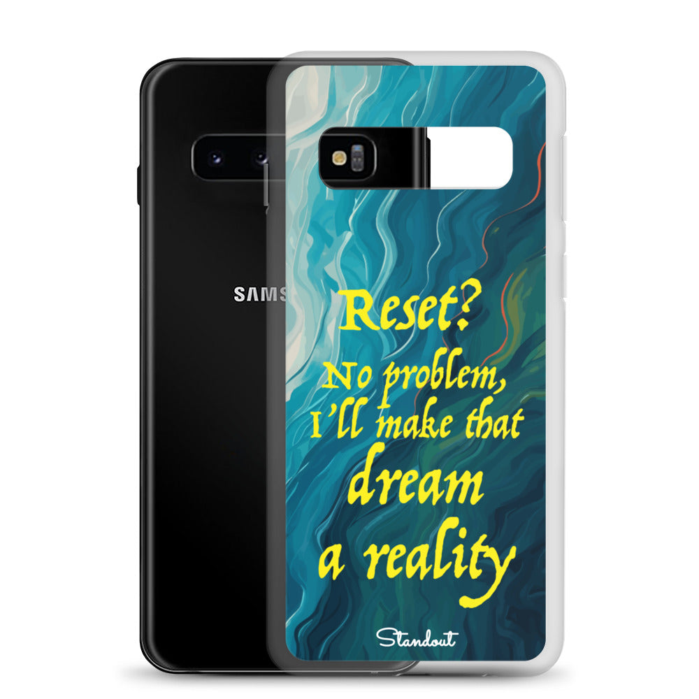 Reset in Life Clear Case for Samsung®