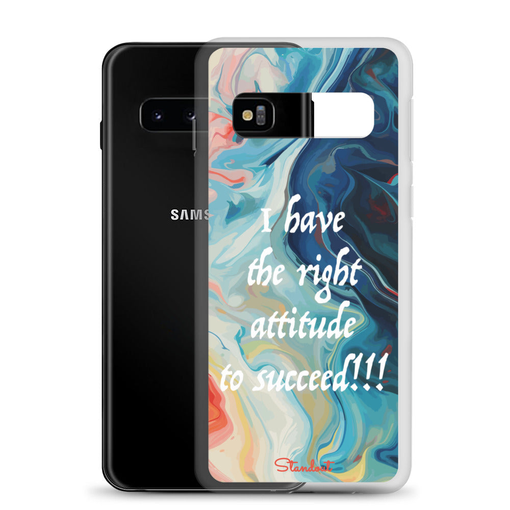 The right attitude Clear Case for Samsung®