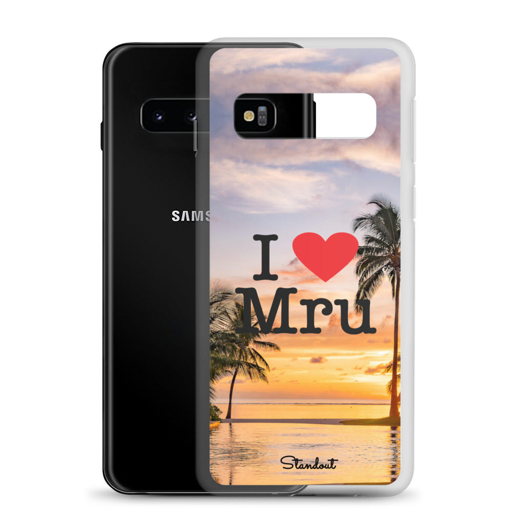 I love Mru SunsetClear Case for Samsung®