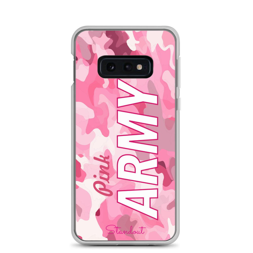 Pink Army Clear Case for Samsung® CCS086