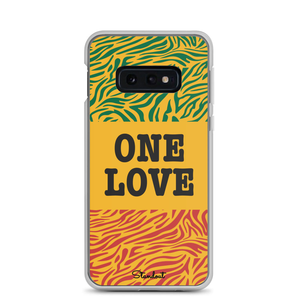 One Love Clear Case for Samsung®