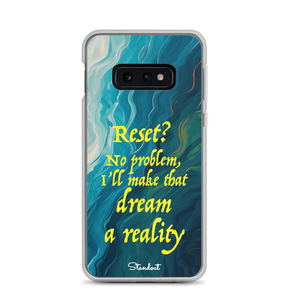 Reset in Life Clear Case for Samsung®