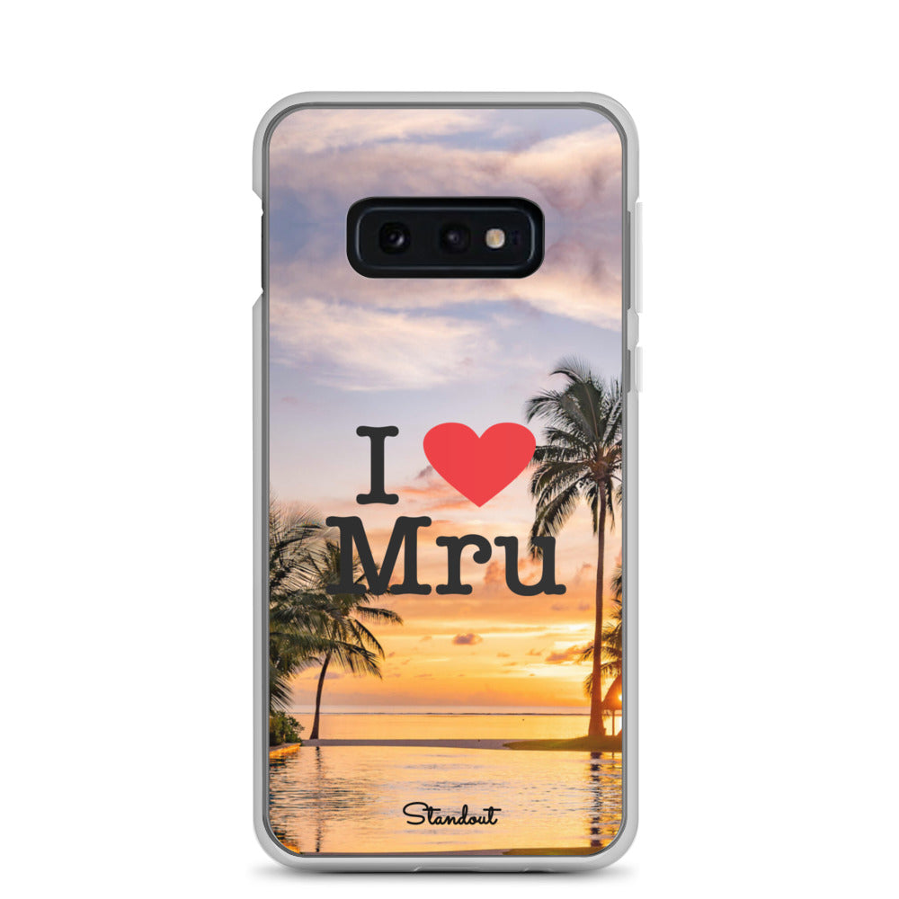 I love Mru SunsetClear Case for Samsung®