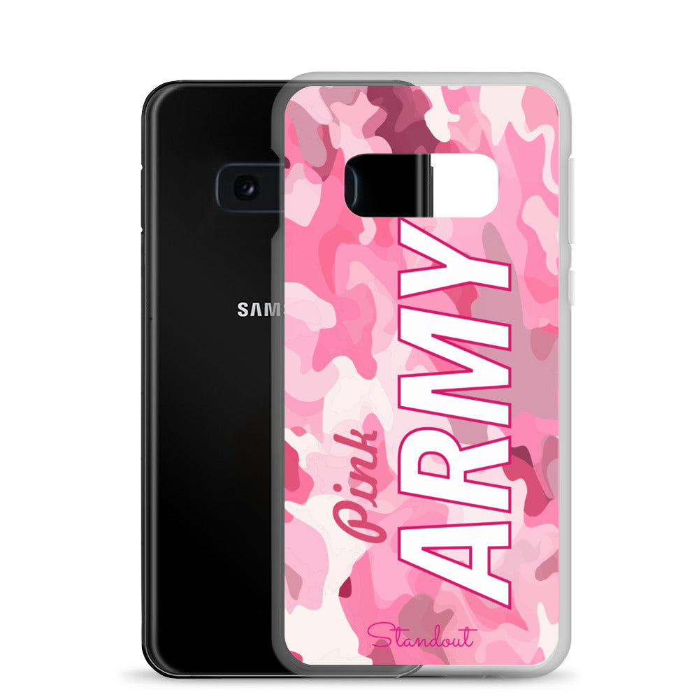 Pink Army Clear Case for Samsung® CCS086