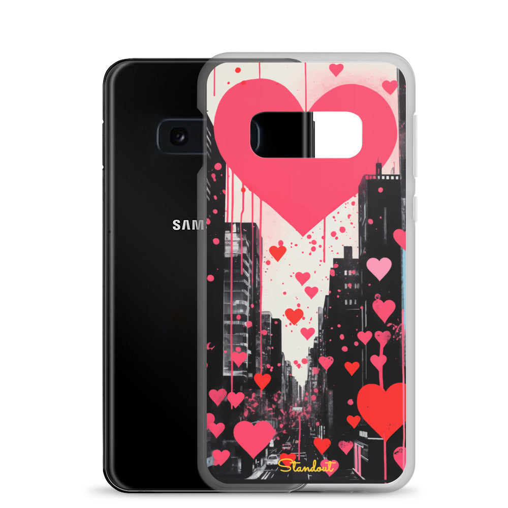 Hearts in the city  Clear Case for Samsung®