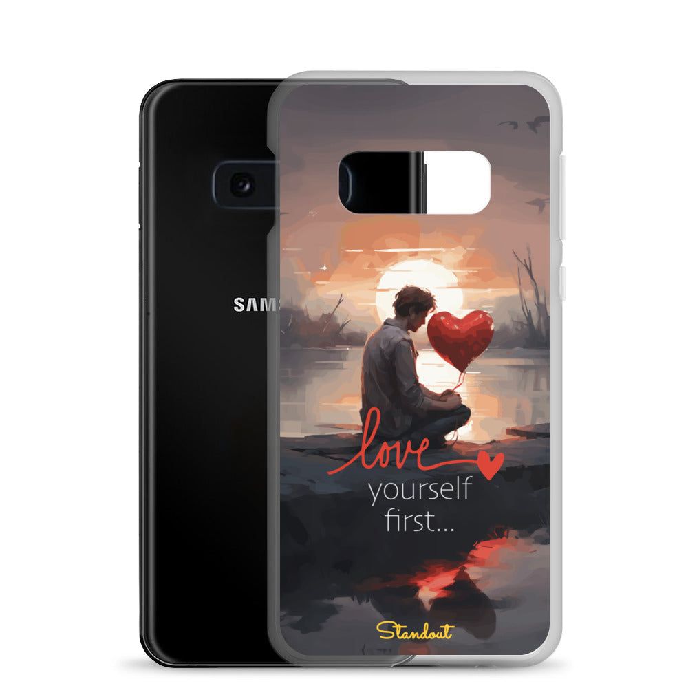 Love yourself Clear Case for Samsung®