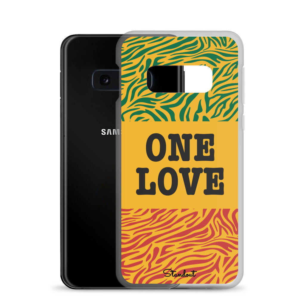 One Love Clear Case for Samsung®