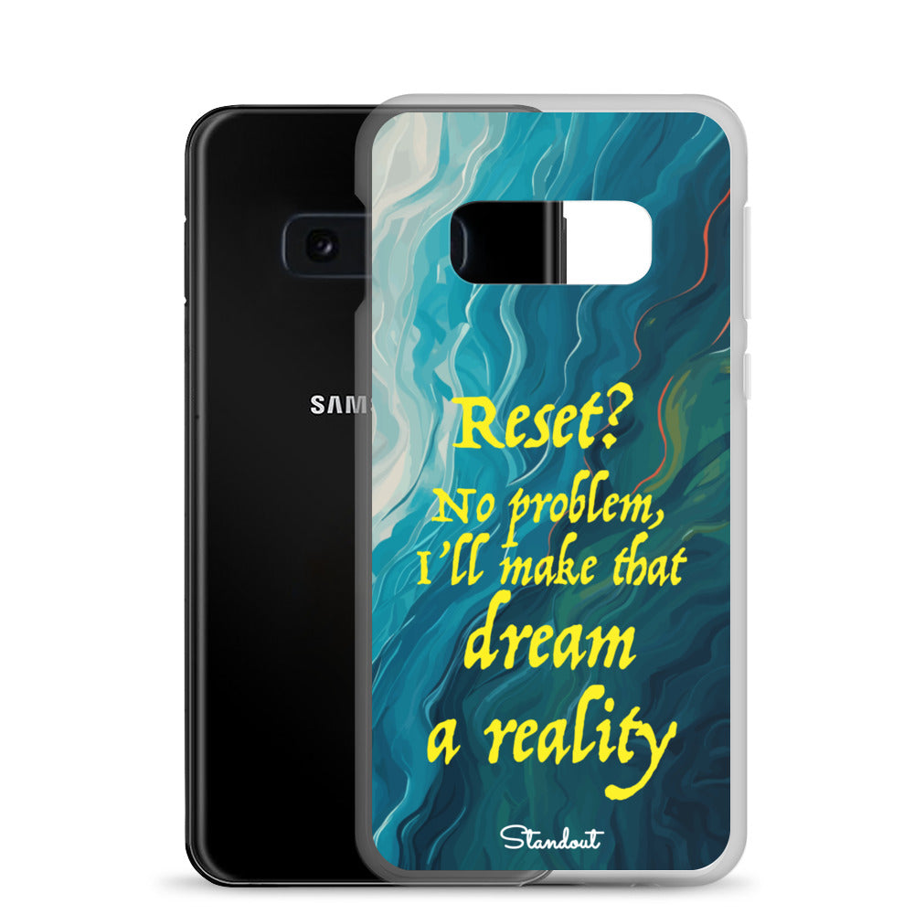 Reset in Life Clear Case for Samsung®