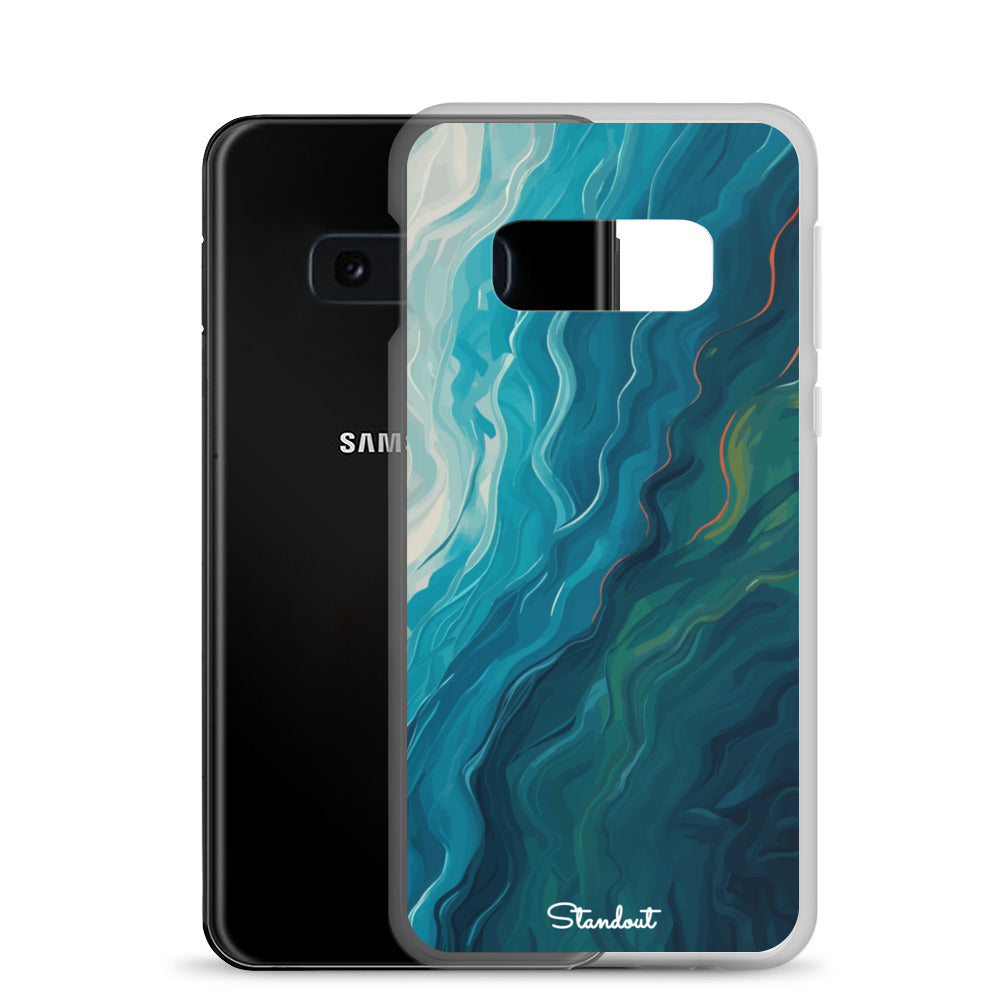 Liquid Blue Clear Case for Samsung®