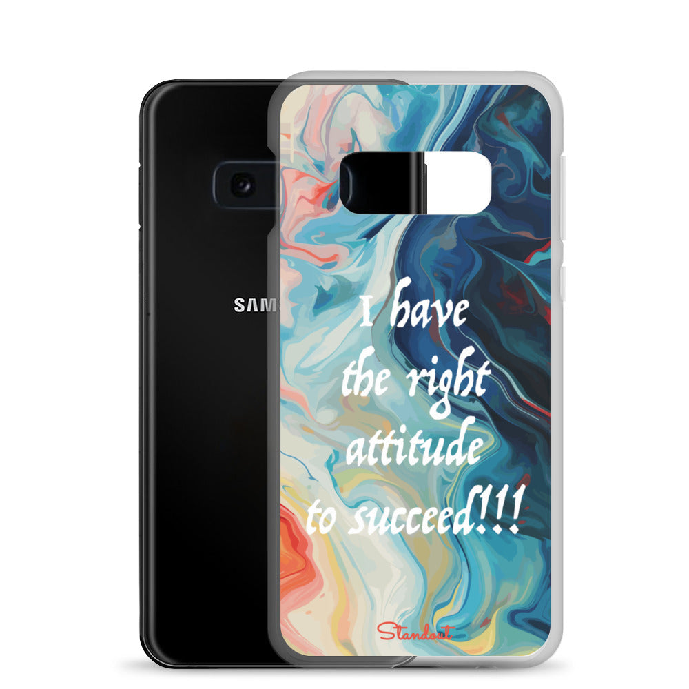 The right attitude Clear Case for Samsung®