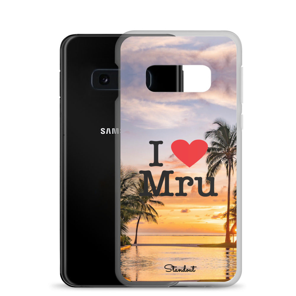 I love Mru SunsetClear Case for Samsung®