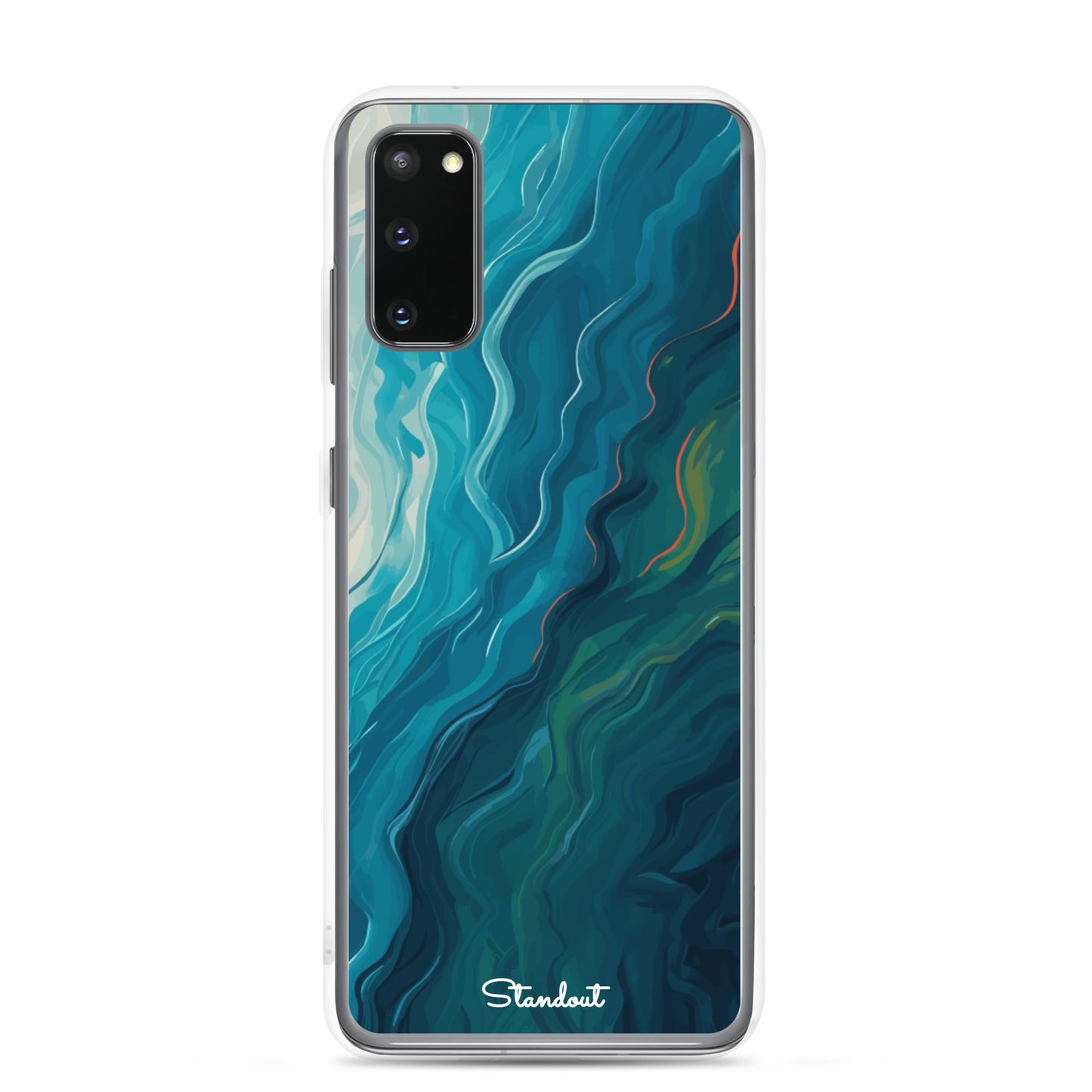 Liquid Blue Clear Case for Samsung®