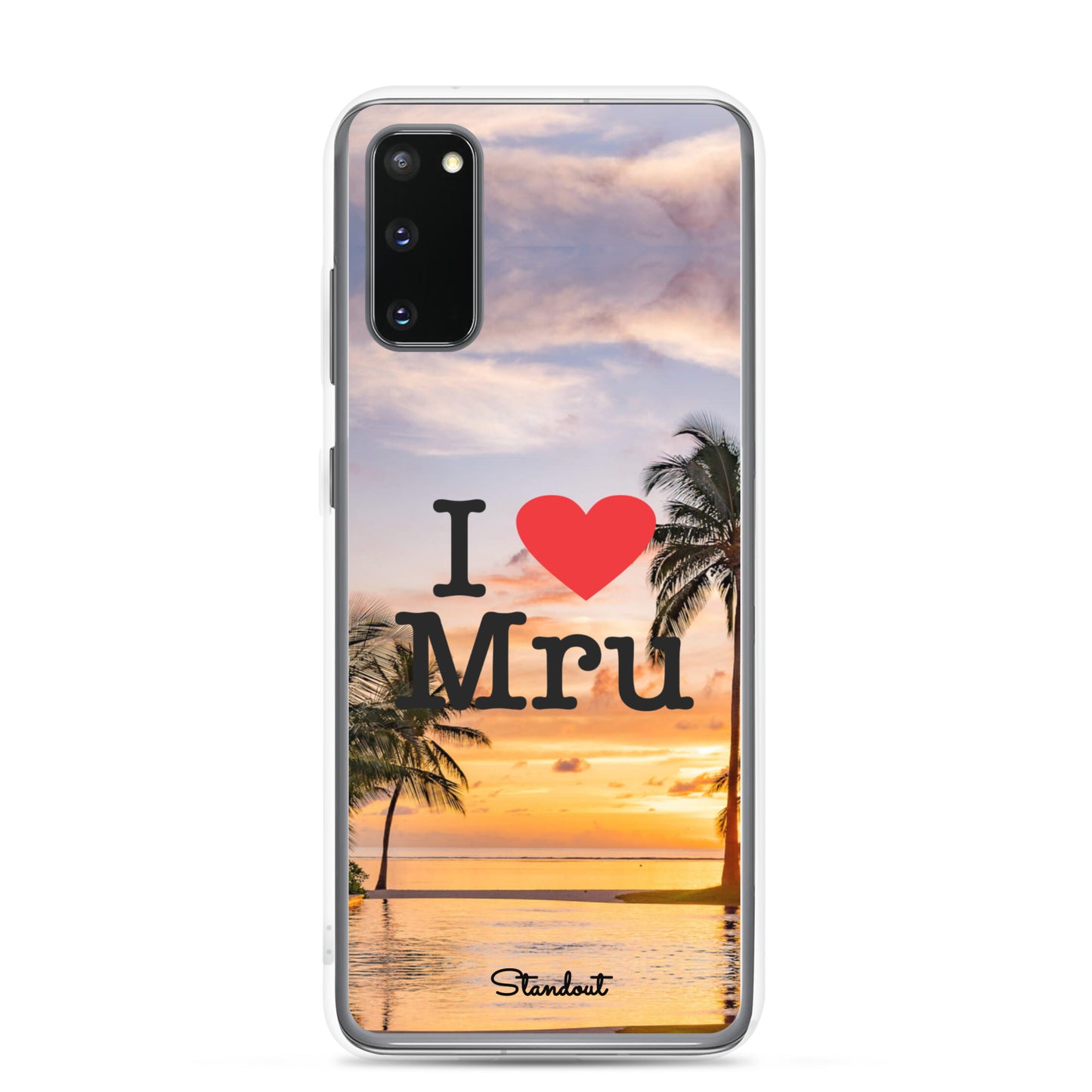 I love Mru SunsetClear Case for Samsung®