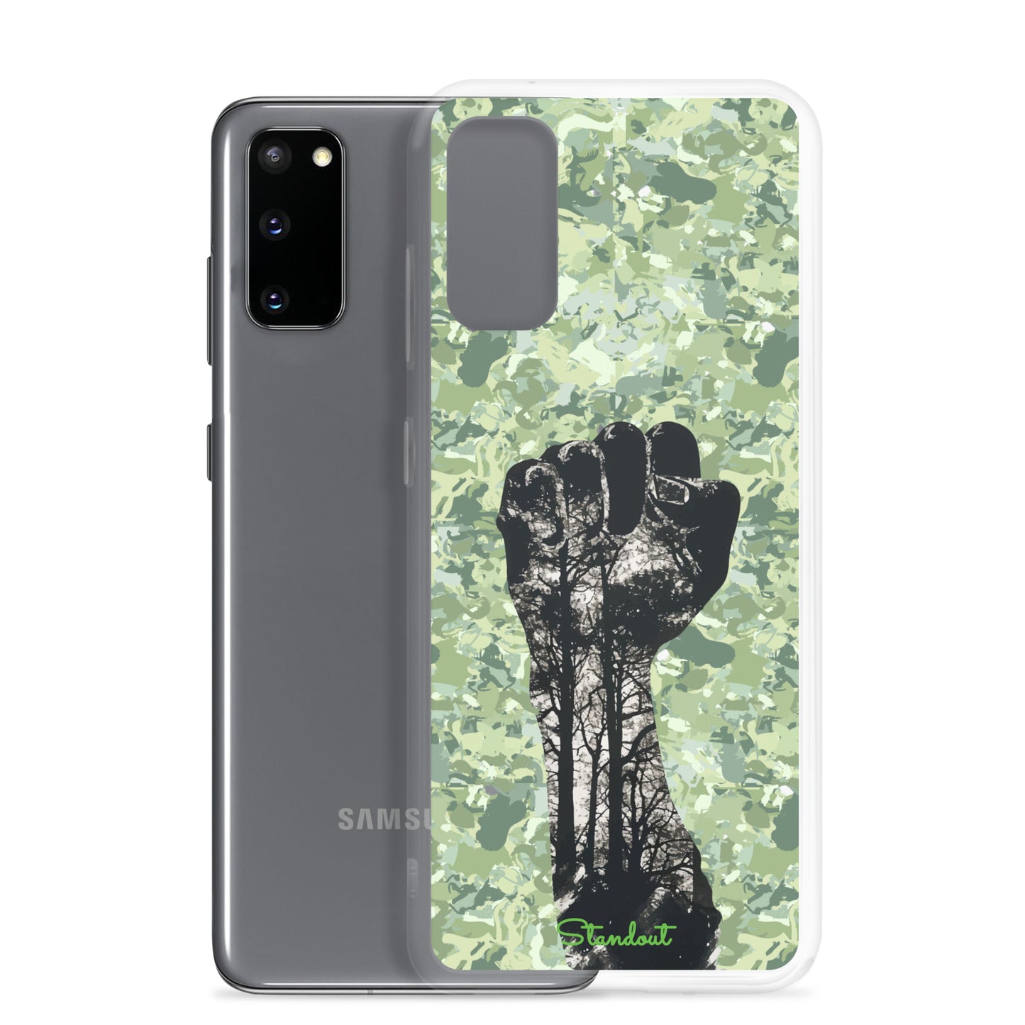 Stand up for your right Clear Case for Samsung®