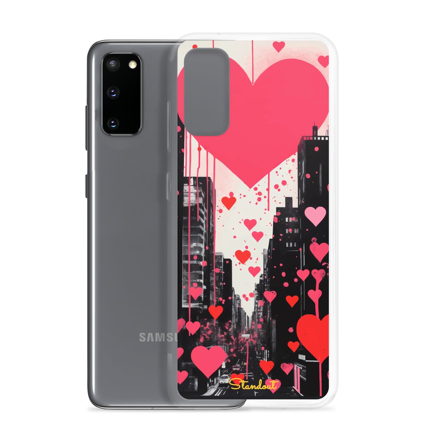 Hearts in the city  Clear Case for Samsung®