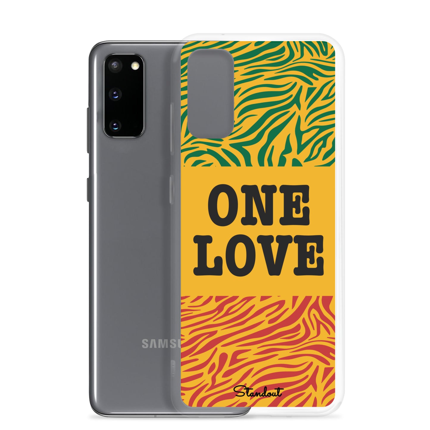 One Love Clear Case for Samsung®