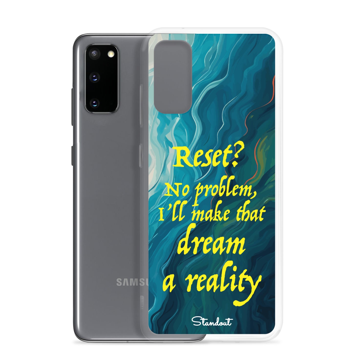 Reset in Life Clear Case for Samsung®