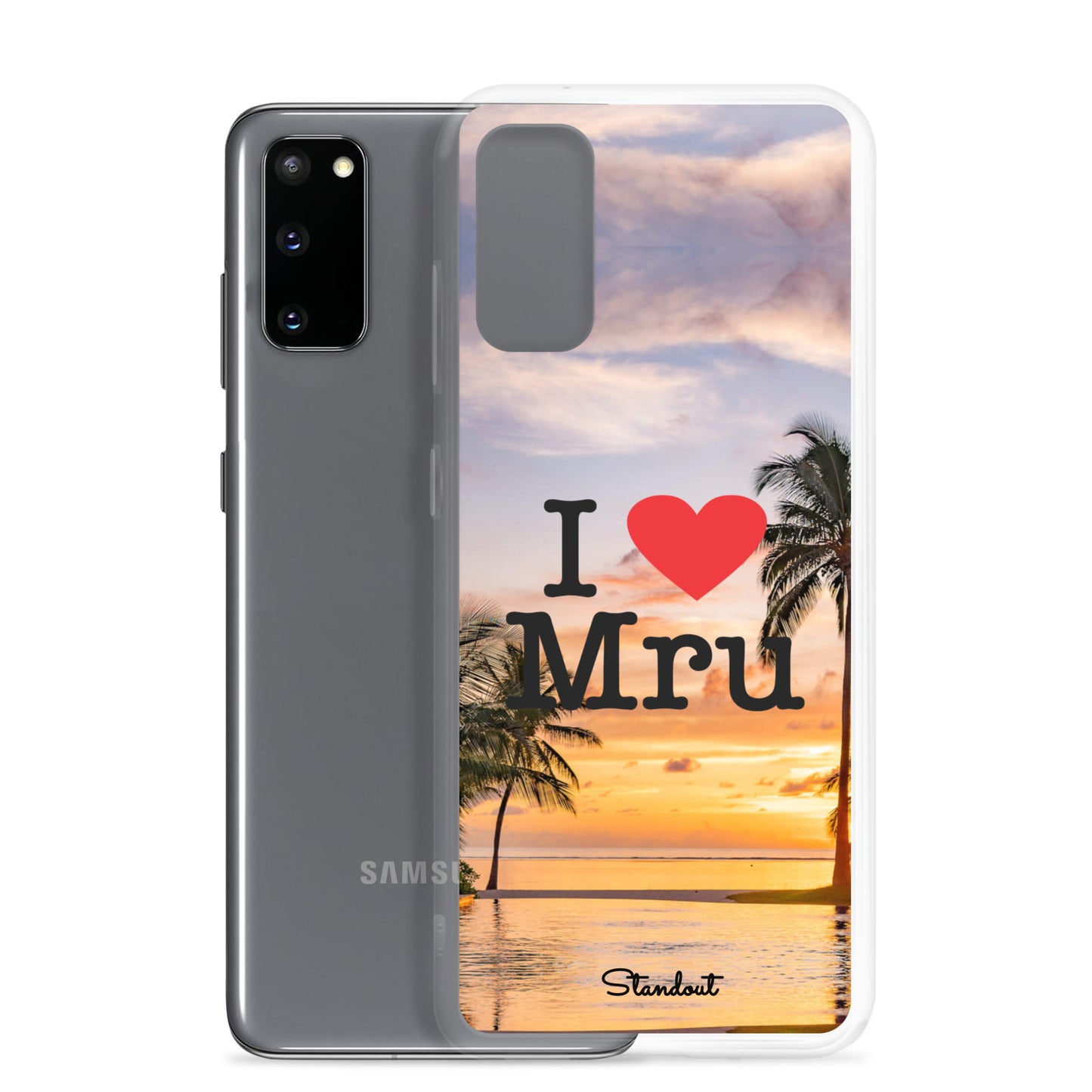 I love Mru SunsetClear Case for Samsung®