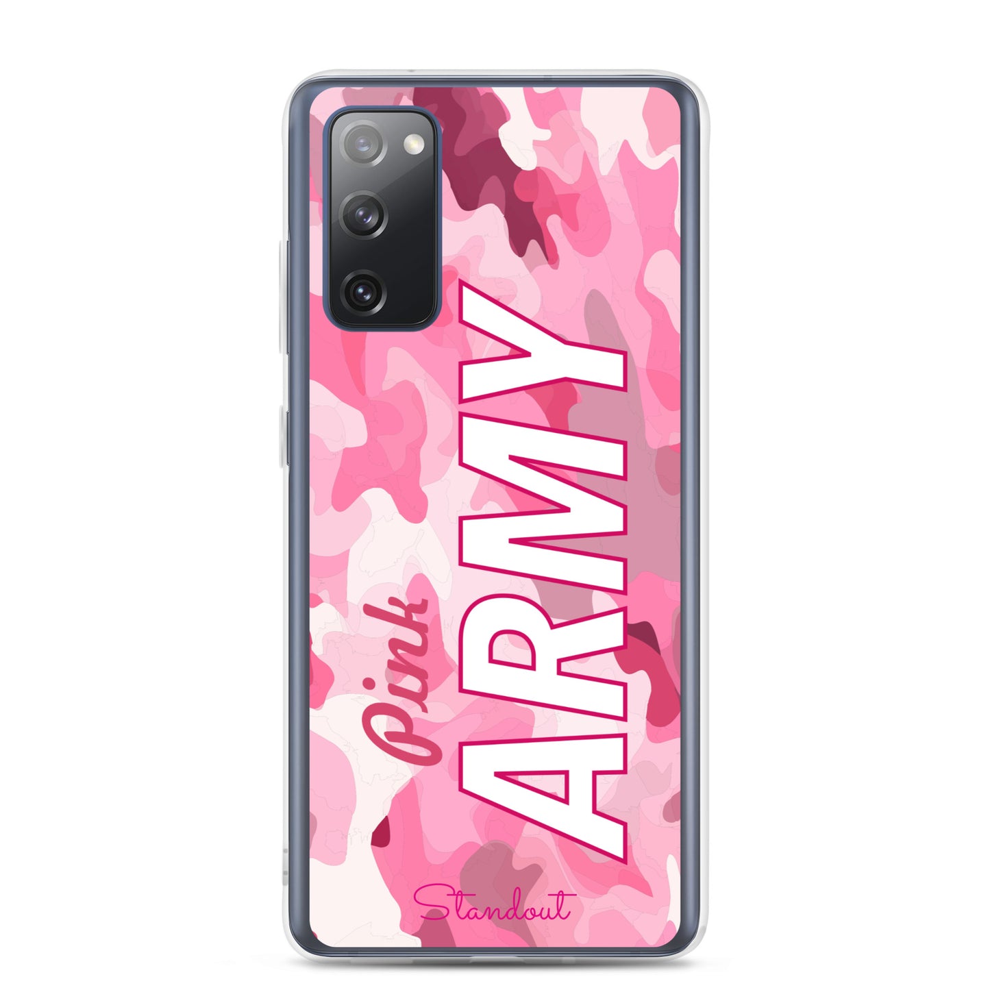 Pink Army Clear Case for Samsung® CCS086