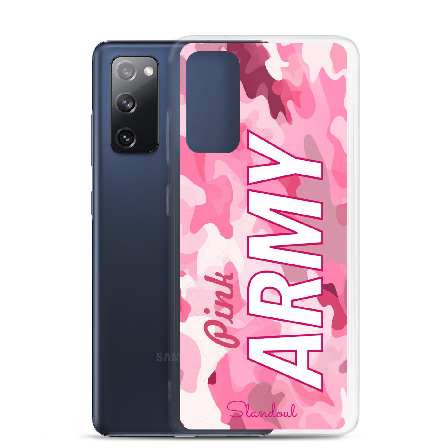 Pink Army Clear Case for Samsung® CCS086