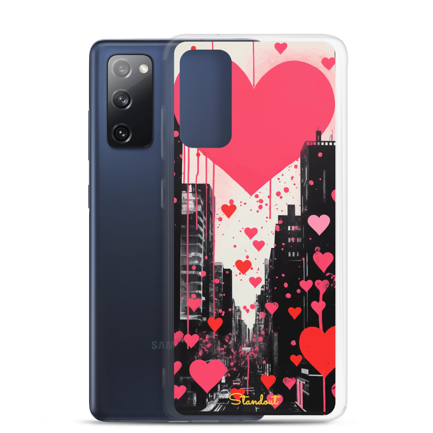 Hearts in the city  Clear Case for Samsung®