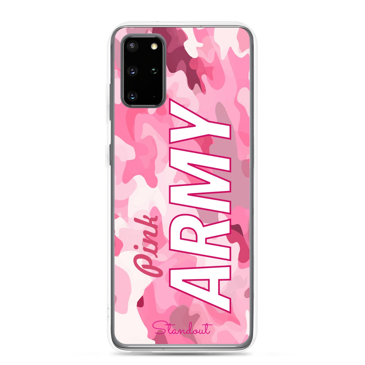 Pink Army Clear Case for Samsung® CCS086