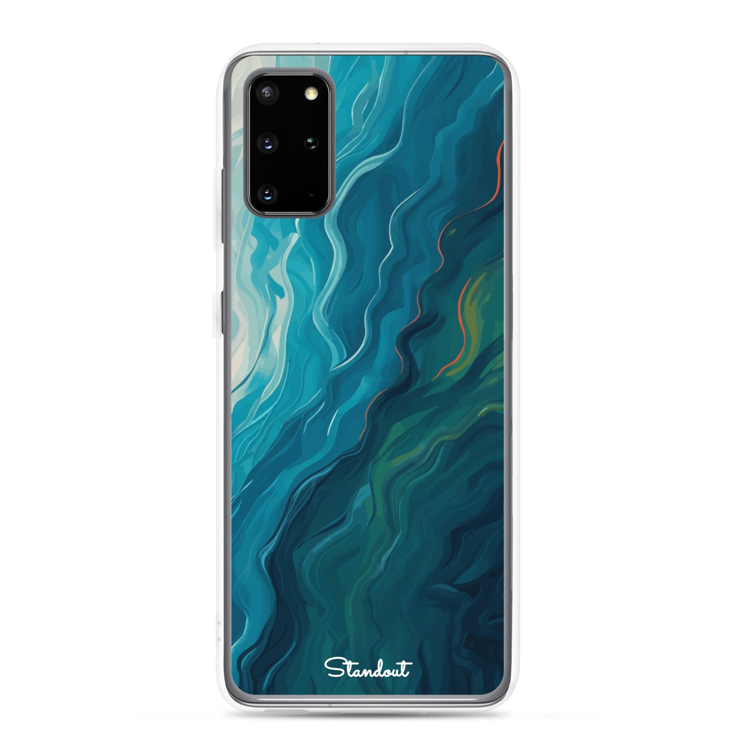 Liquid Blue Clear Case for Samsung®