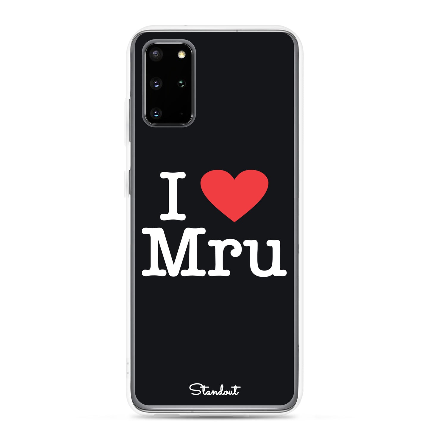 I love Mru original Clear Case for Samsung®