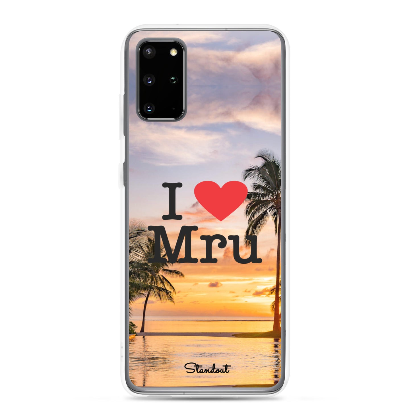 I love Mru SunsetClear Case for Samsung®