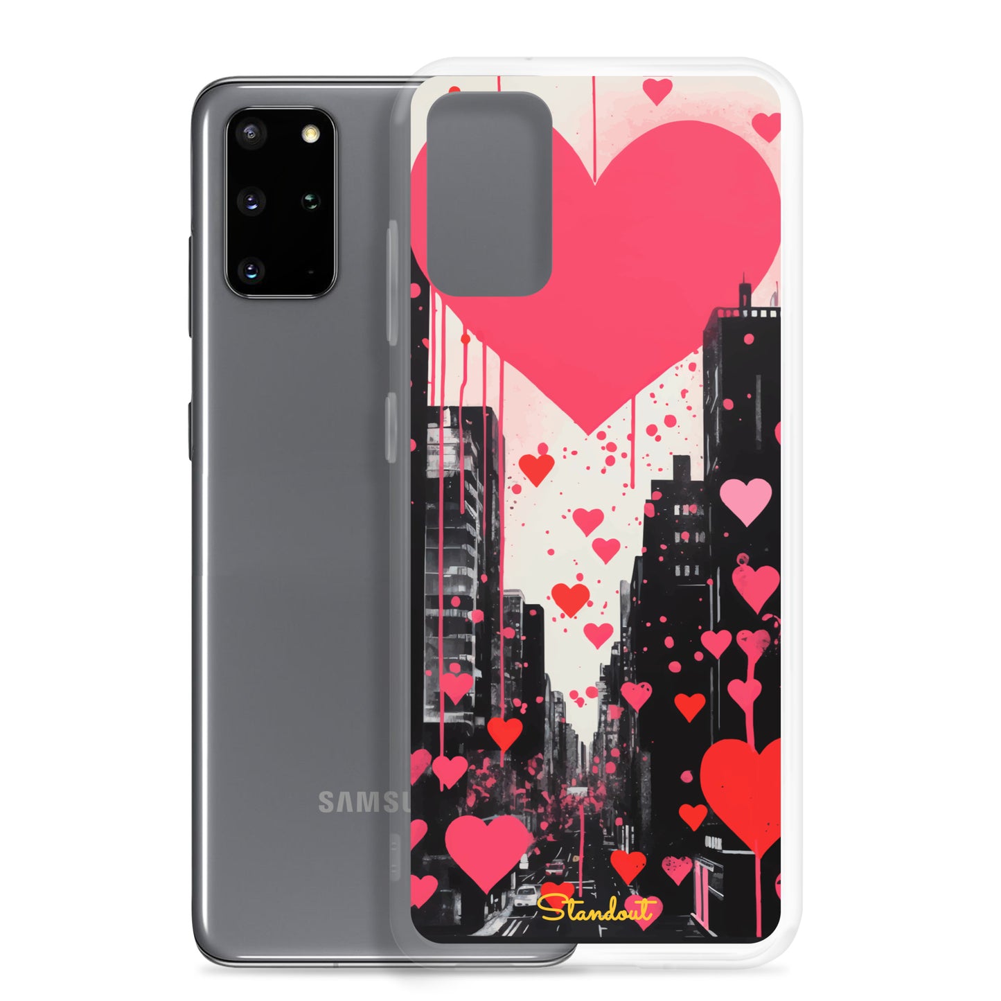 Hearts in the city  Clear Case for Samsung®