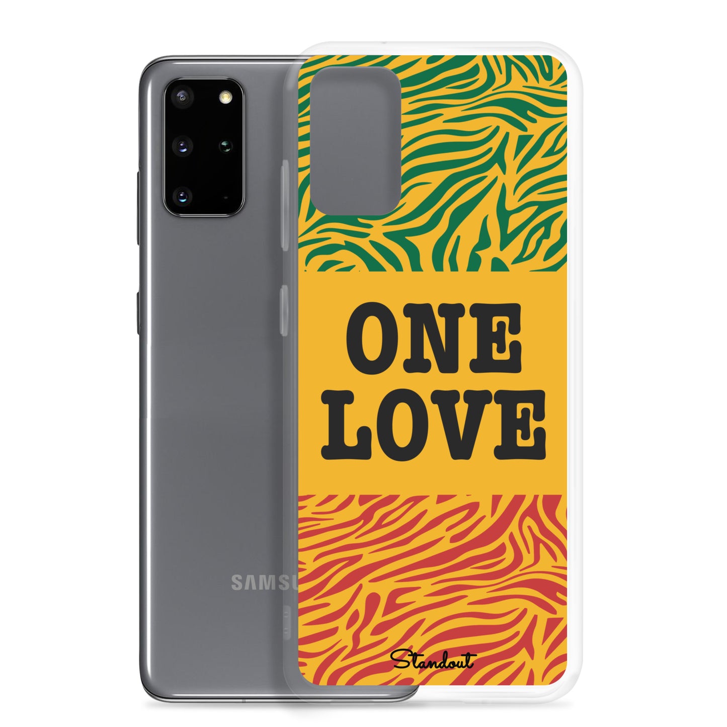 One Love Clear Case for Samsung®