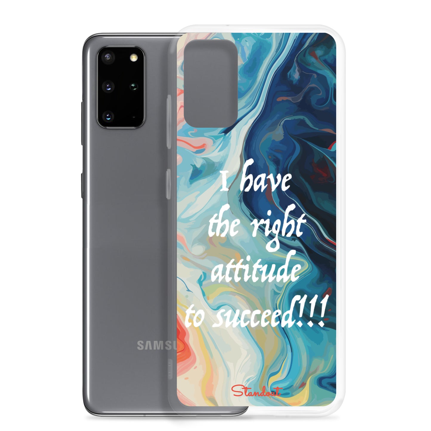 The right attitude Clear Case for Samsung®