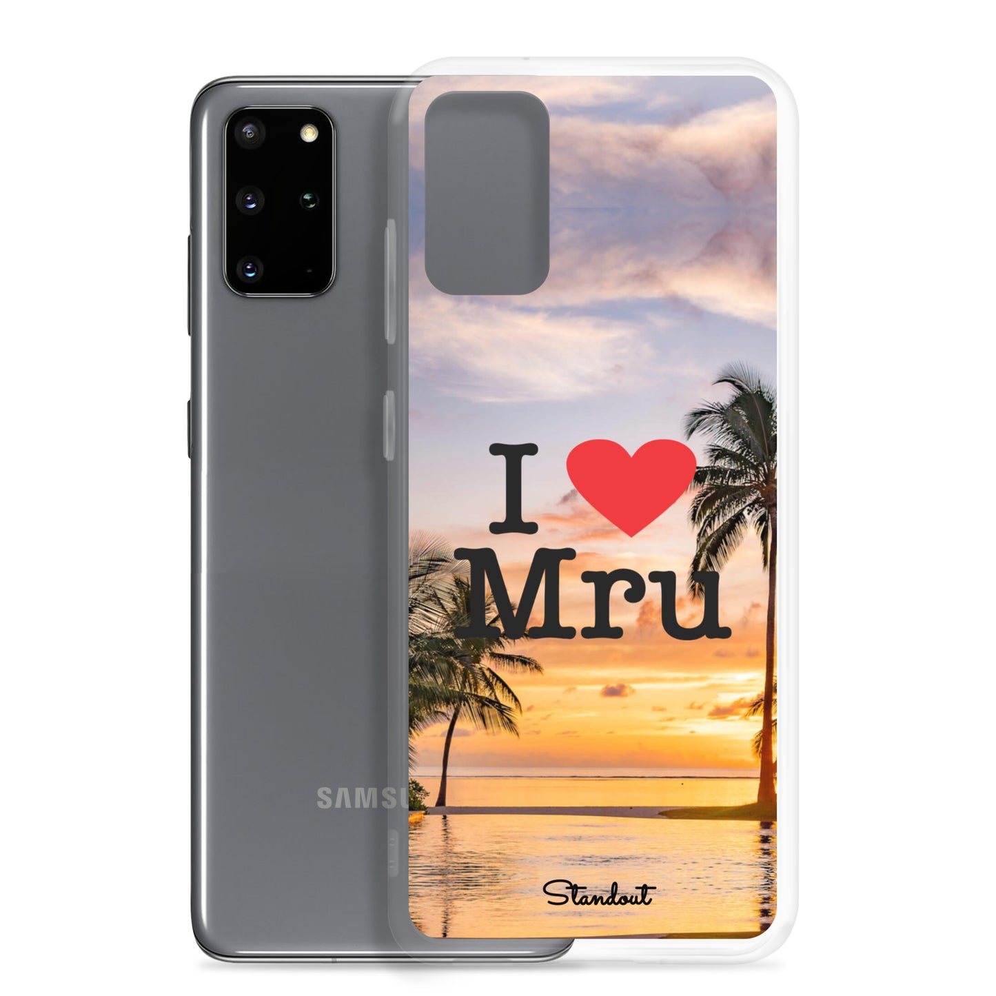 I love Mru SunsetClear Case for Samsung®