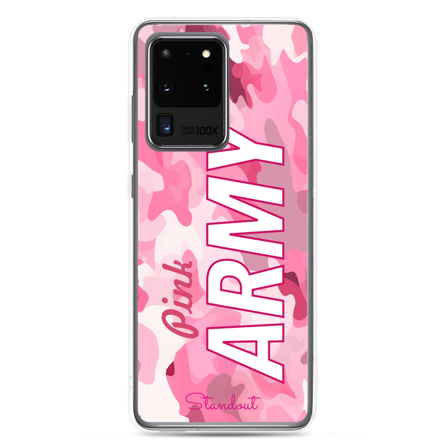 Pink Army Clear Case for Samsung® CCS086