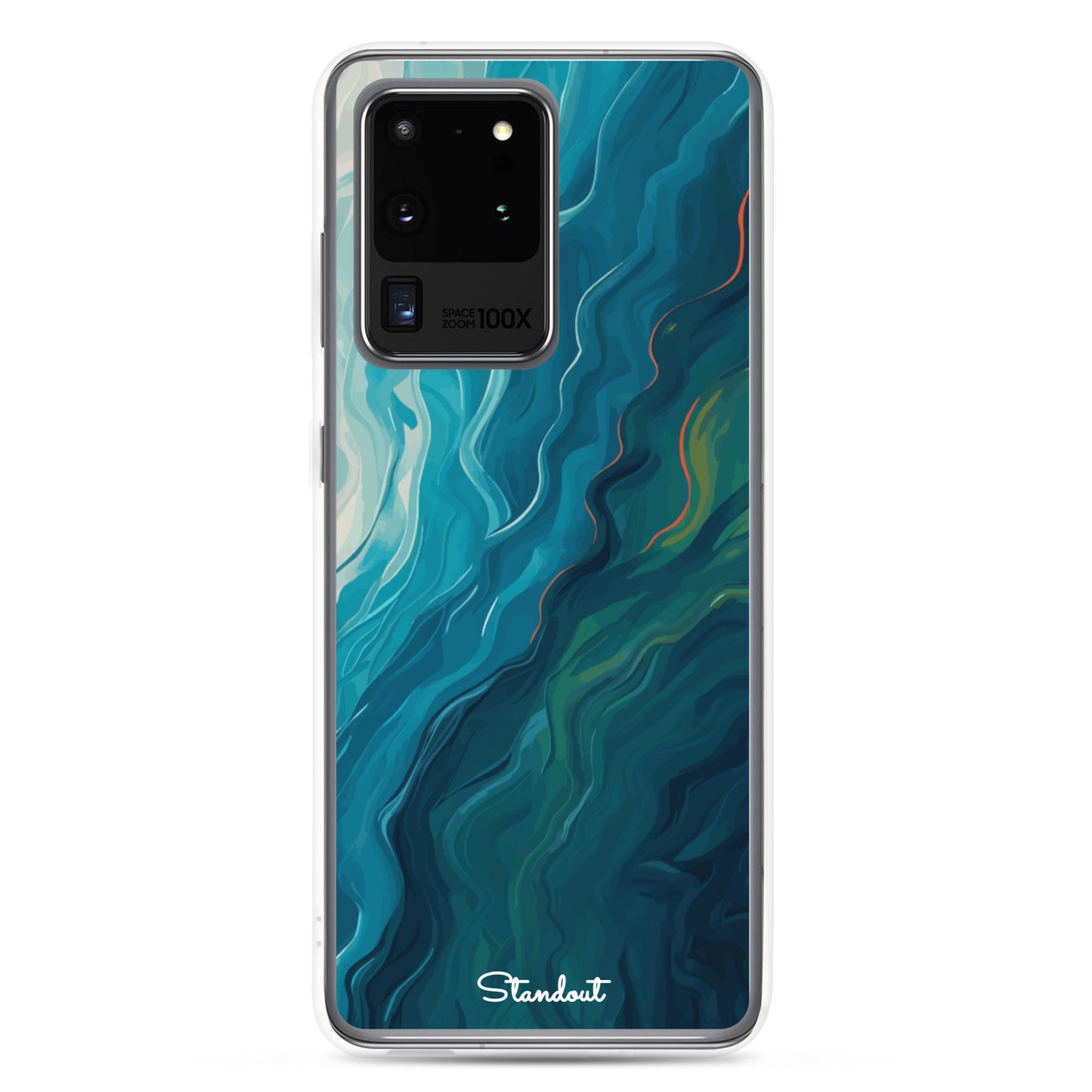 Liquid Blue Clear Case for Samsung®