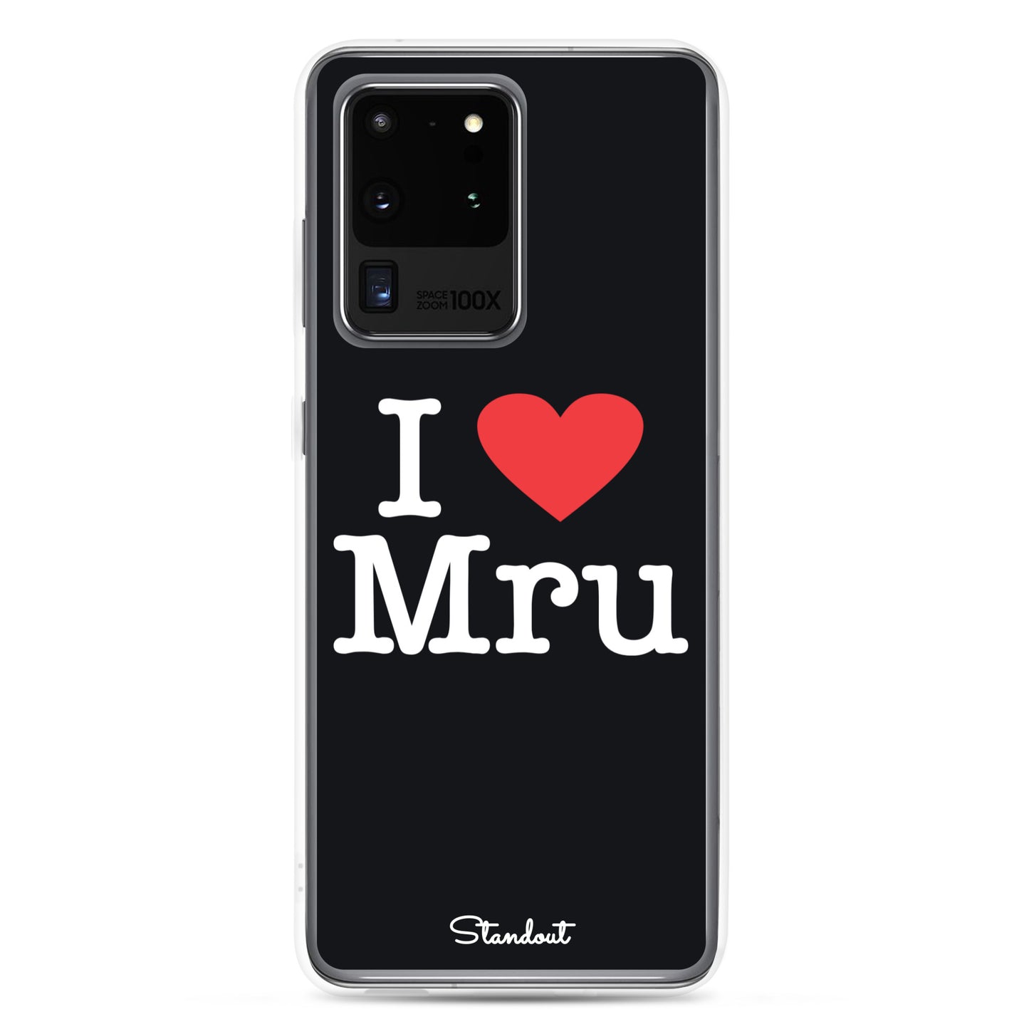 I love Mru original Clear Case for Samsung®