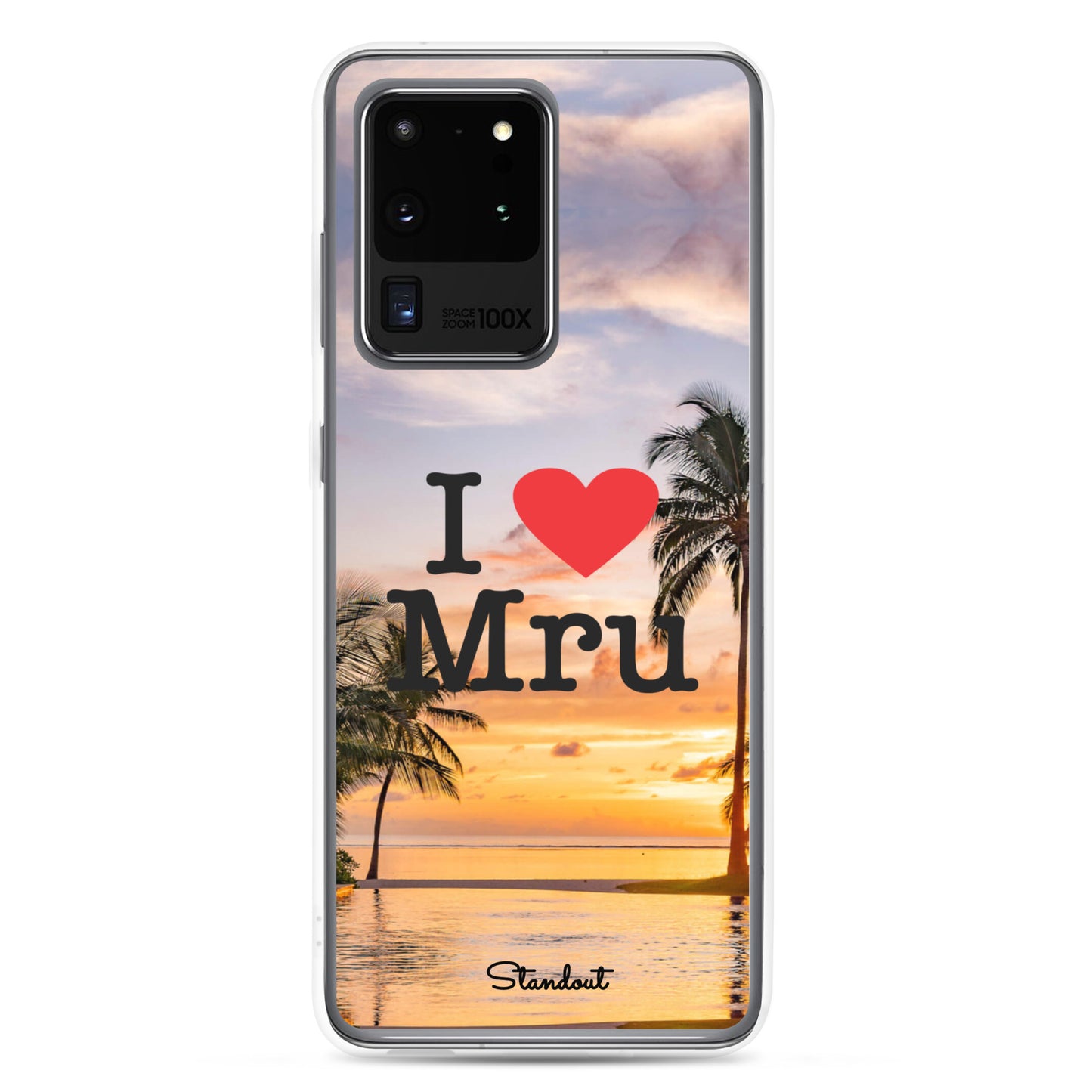 I love Mru SunsetClear Case for Samsung®