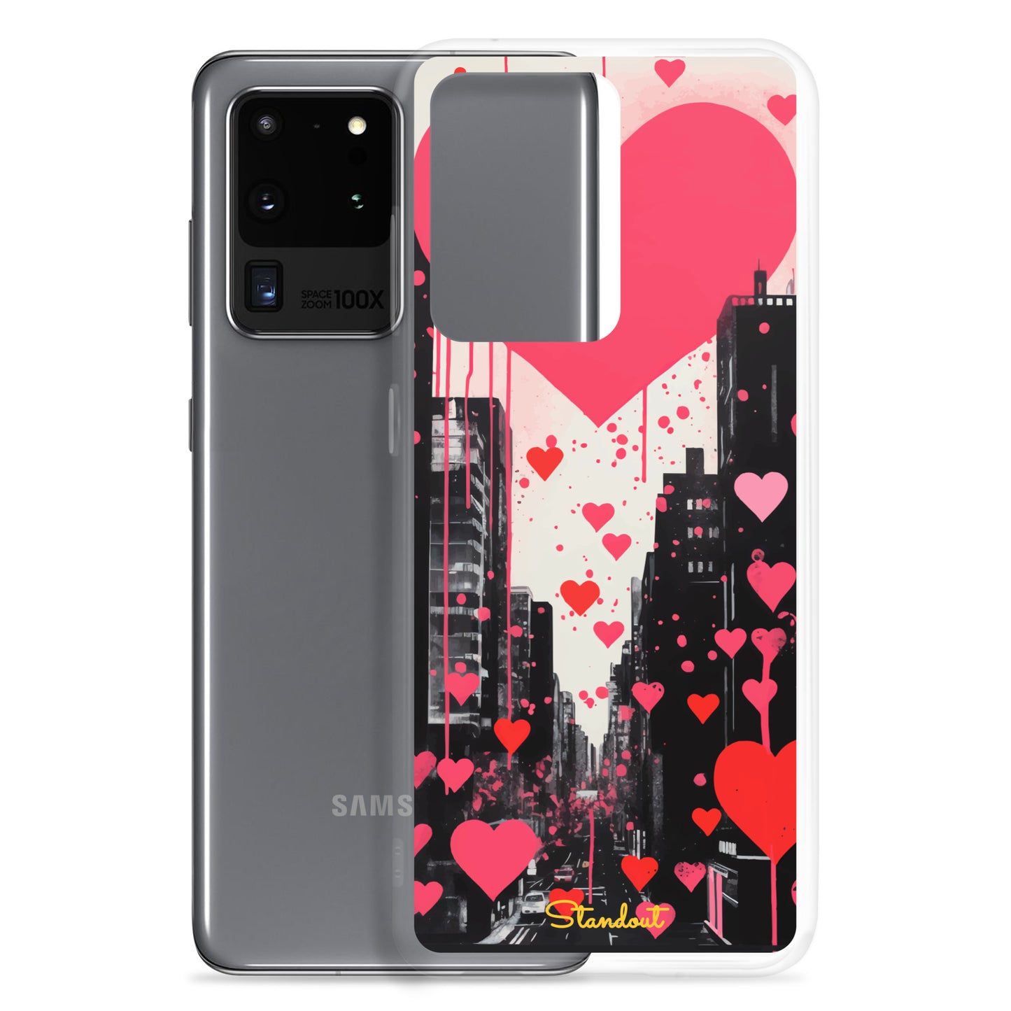 Hearts in the city  Clear Case for Samsung®